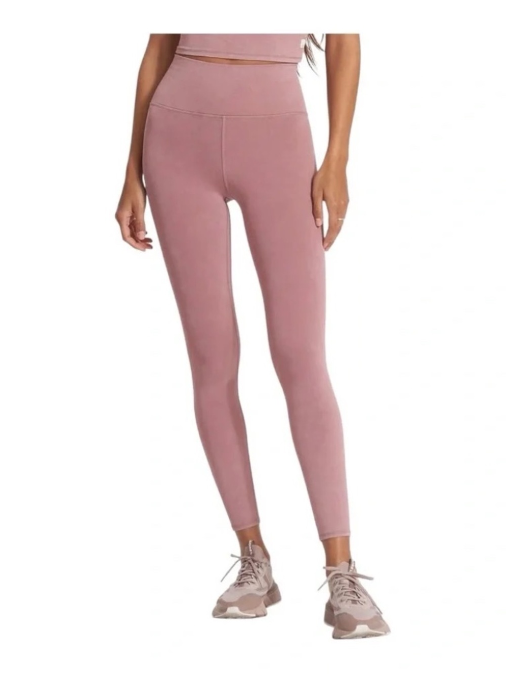 Vuori Washed Studio Legging in Washed Marsala (M)